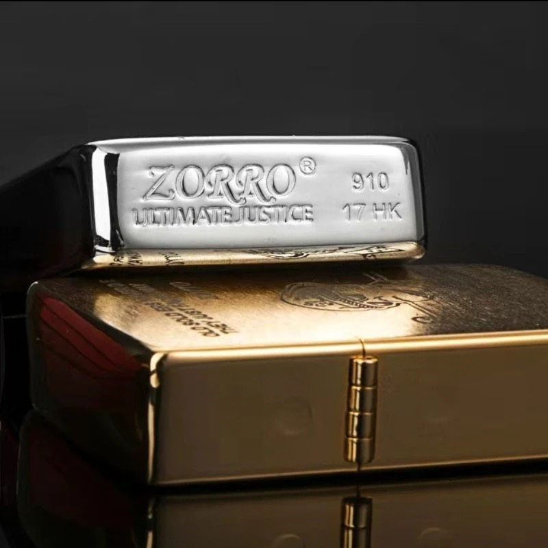 Men Accessories Gadgets - Zorro Brass 1941 Windproof Lighter Carved