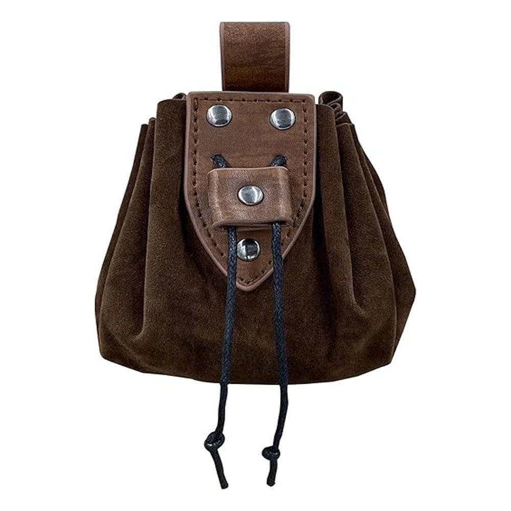 Men Accessories Pack - Viking Style Medieval Pouch Leather Belt