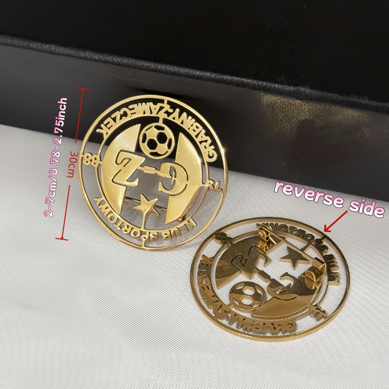 Custom Logo Brooch Simple Crea - Men Accessories Gift Set recension och pris