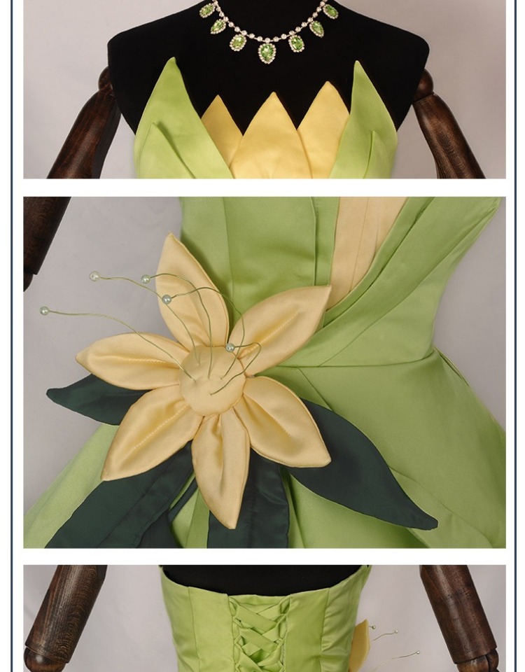 Princess Tiana Dress Cosplay C - Men Accessories Pack recension och pris