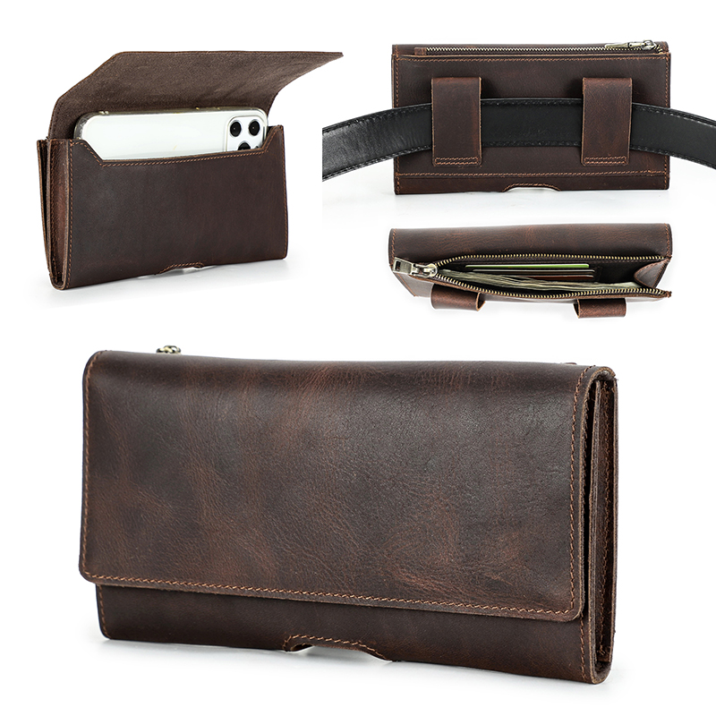 Cowhide Leather Waist Bag Phon - Men Accessories Pack recension och pris