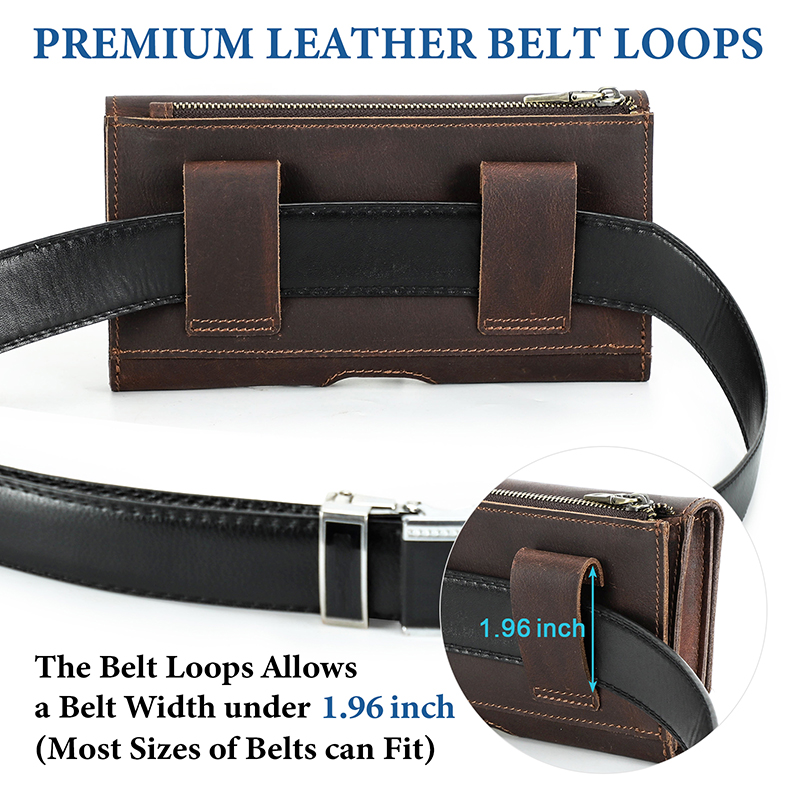Cowhide Leather Waist Bag Phon - Men Accessories Pack recension och pris