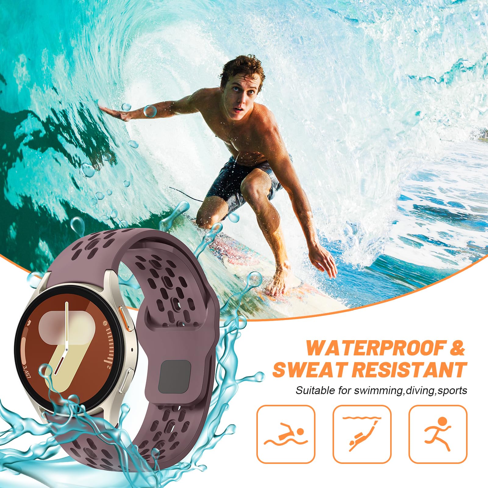 Strap for Samsung Galaxy Watch - Men Accessories Website recension och pris