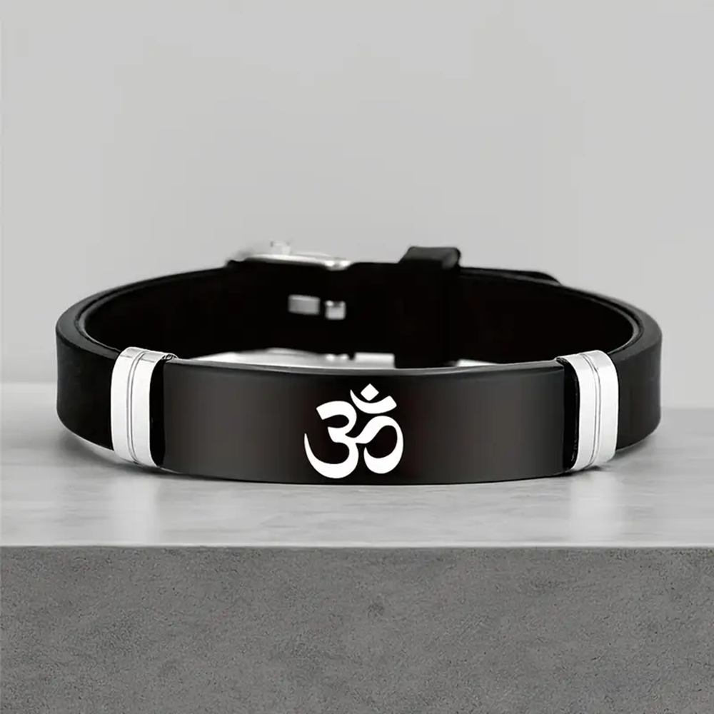 Stainless Steel Indian Sanskri - Men Accessories India recension och pris