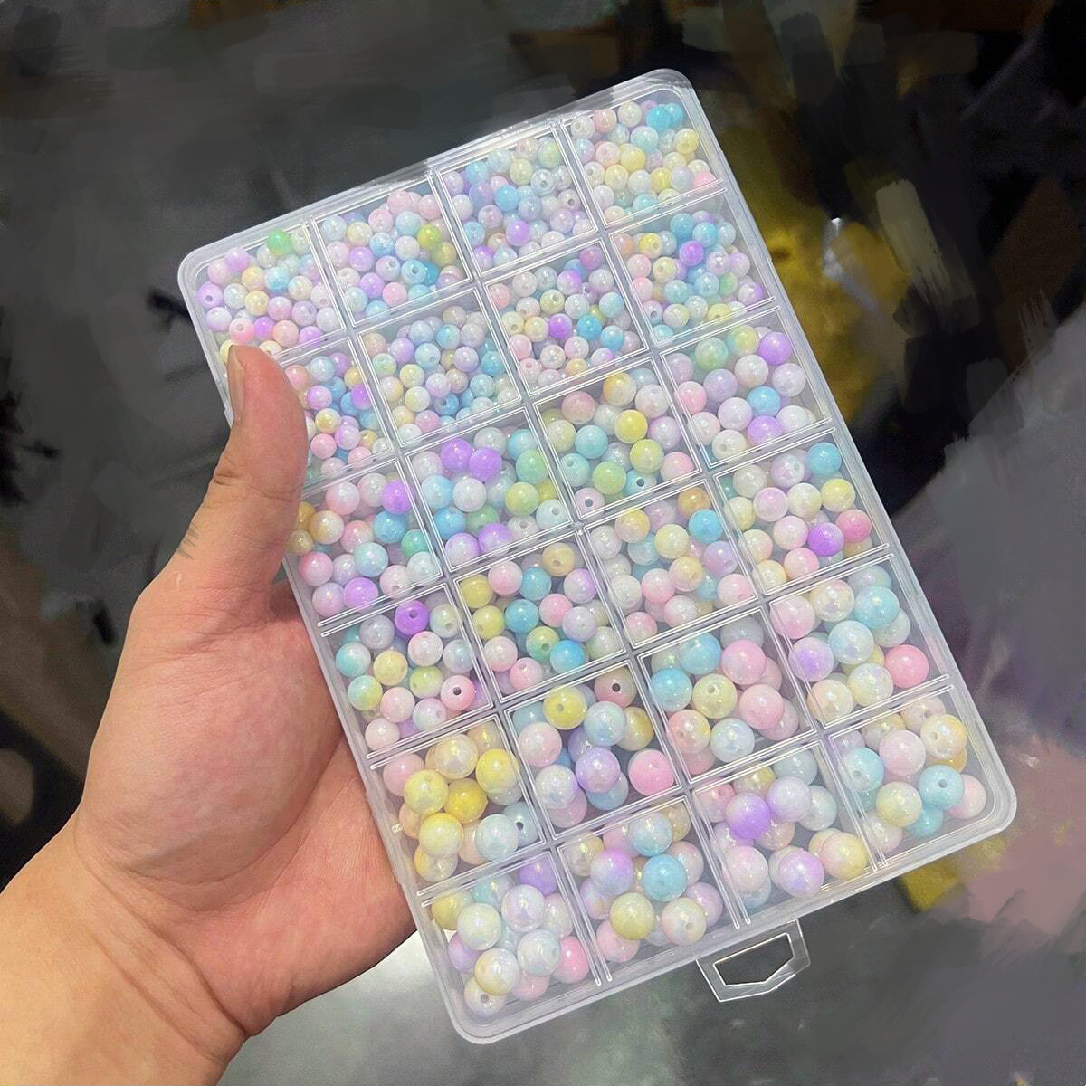 800pcs/24 grid set box 6mm/8mm - Men Accessories Bracelet recension och pris