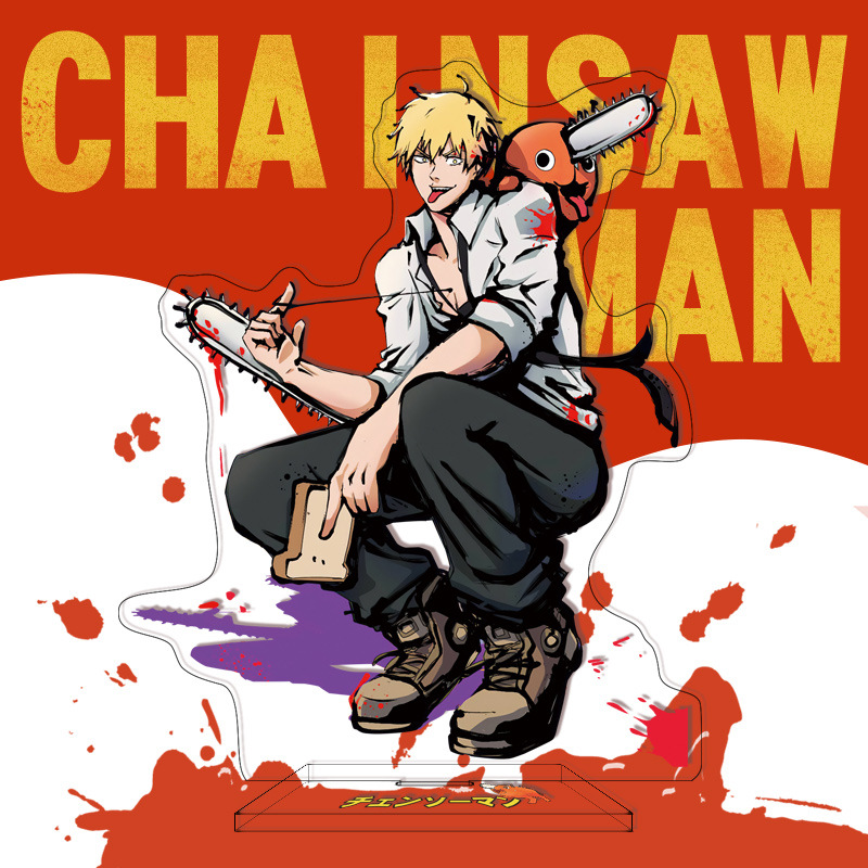 16Cm Anime Chainsaw Man Acryli - Men Accessories For Birthday Gift recension och pris