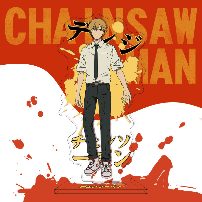 16Cm Anime Chainsaw Man Acryli - Men Accessories For Birthday Gift recension och pris
