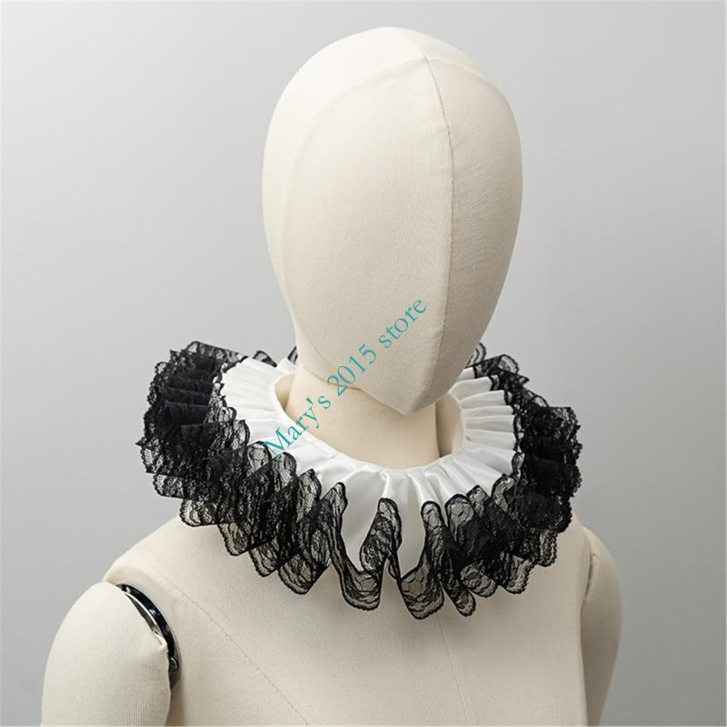 Victorian Layered Lace Ruffle  - Men'S Victorian Accessories recension och pris