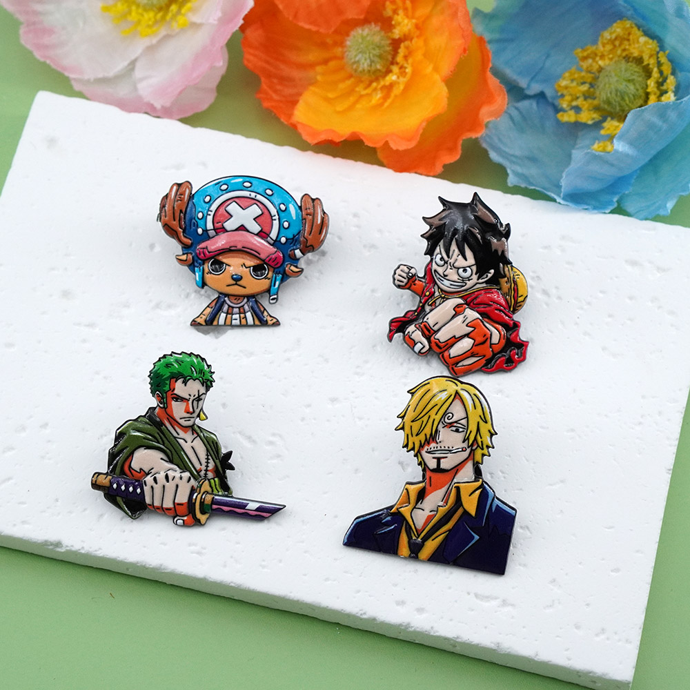 4Pcs Cartoon ONE PIECE Luffy B - Men Accessories Gift Set recension och pris