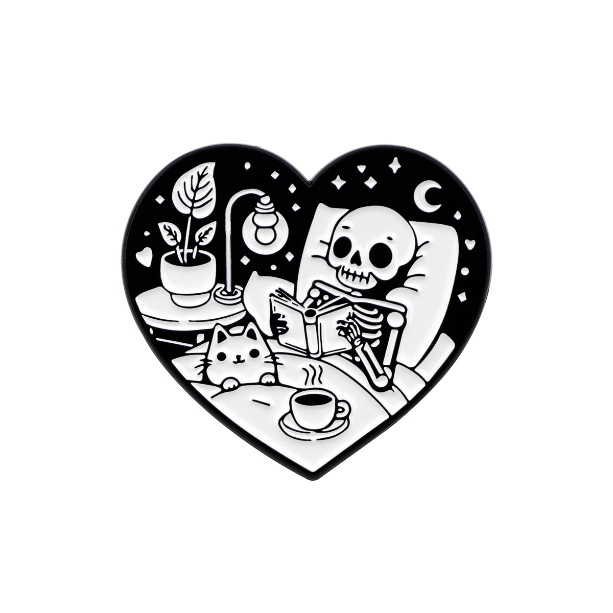 Skeleton Enamel Pins Witch Bro - Men Accessories For Birthday Gift recension och pris