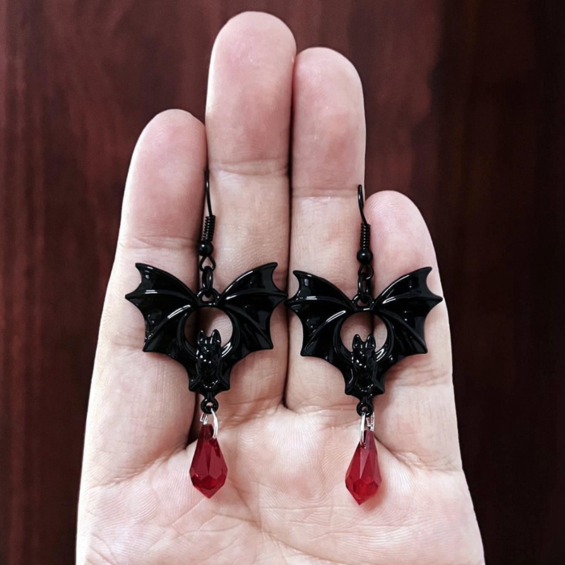 Gothic Vampire Bat Earrings fo - Men'S Vampire Accessories recension och pris