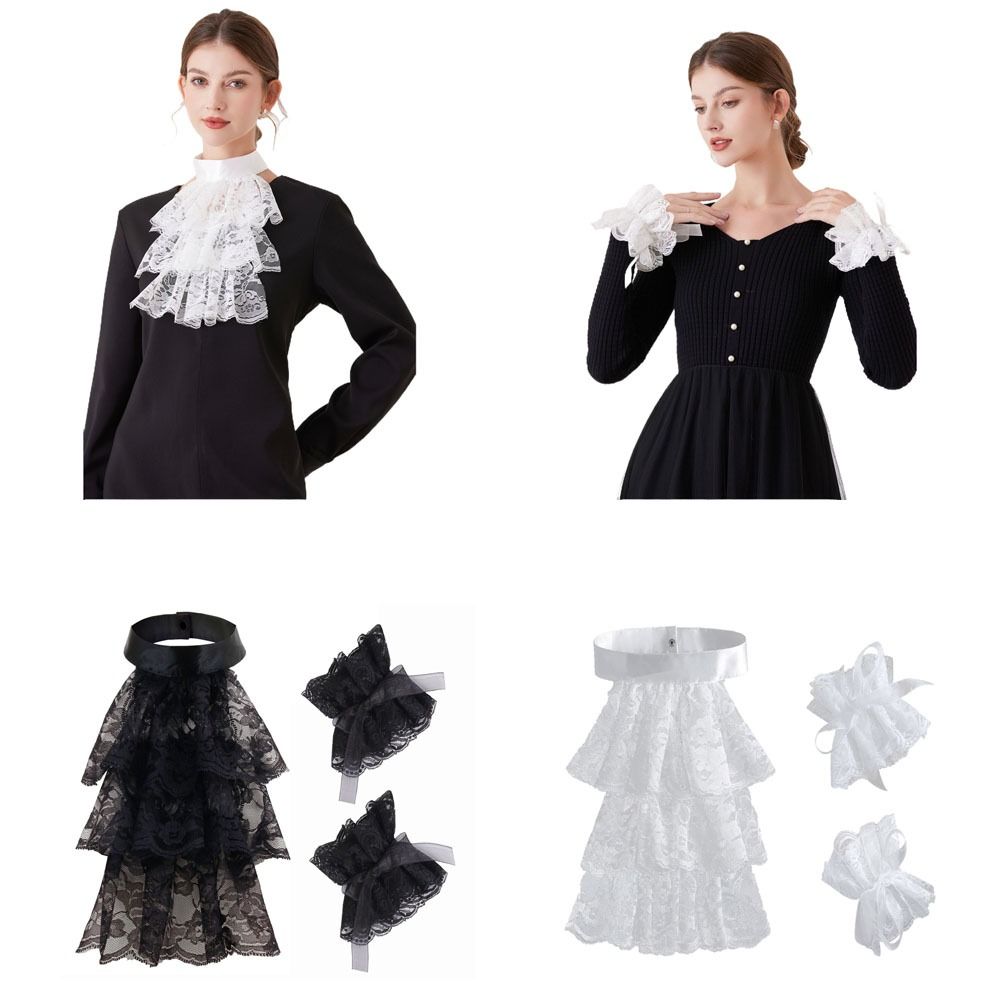 Fashion Victorian Lace Jabot C - Men'S Victorian Accessories recension och pris