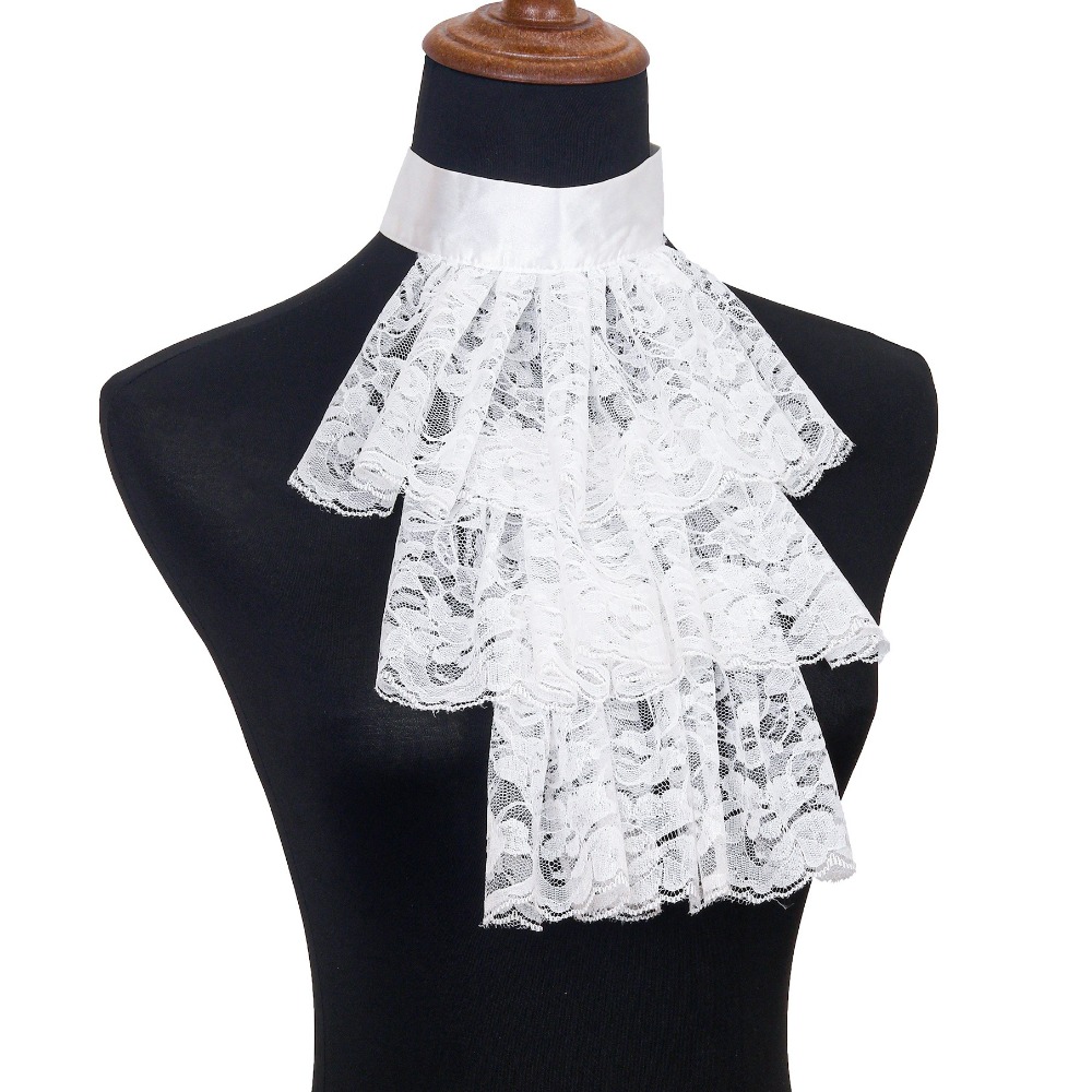 Fashion Victorian Lace Jabot C - Men'S Victorian Accessories recension och pris