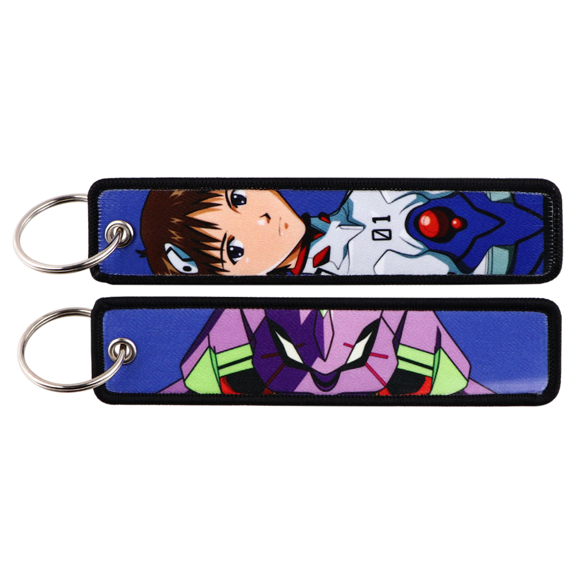 Anime EVA Embroidery Key Fobs  - Men Accessories Gift Set recension och pris