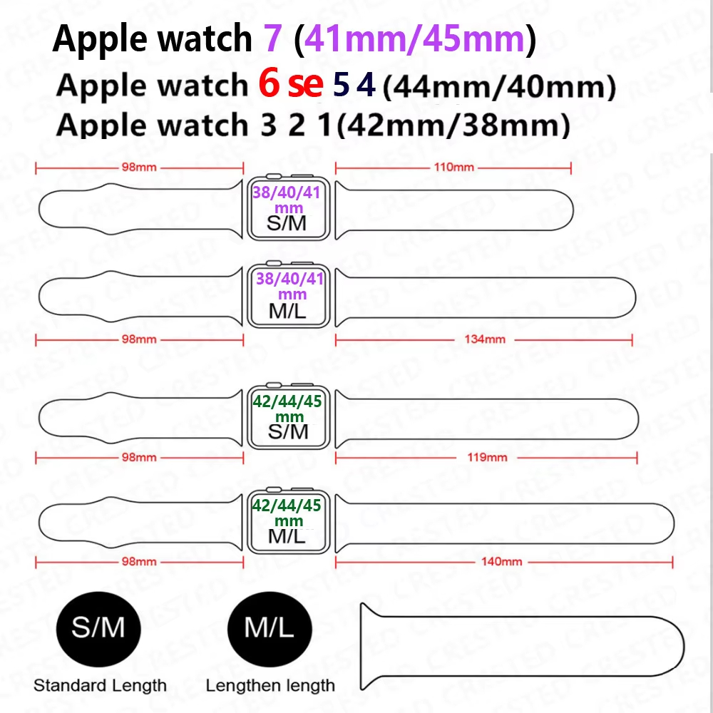 Silicone band For Apple Watch  - Men Accessories Website recension och pris