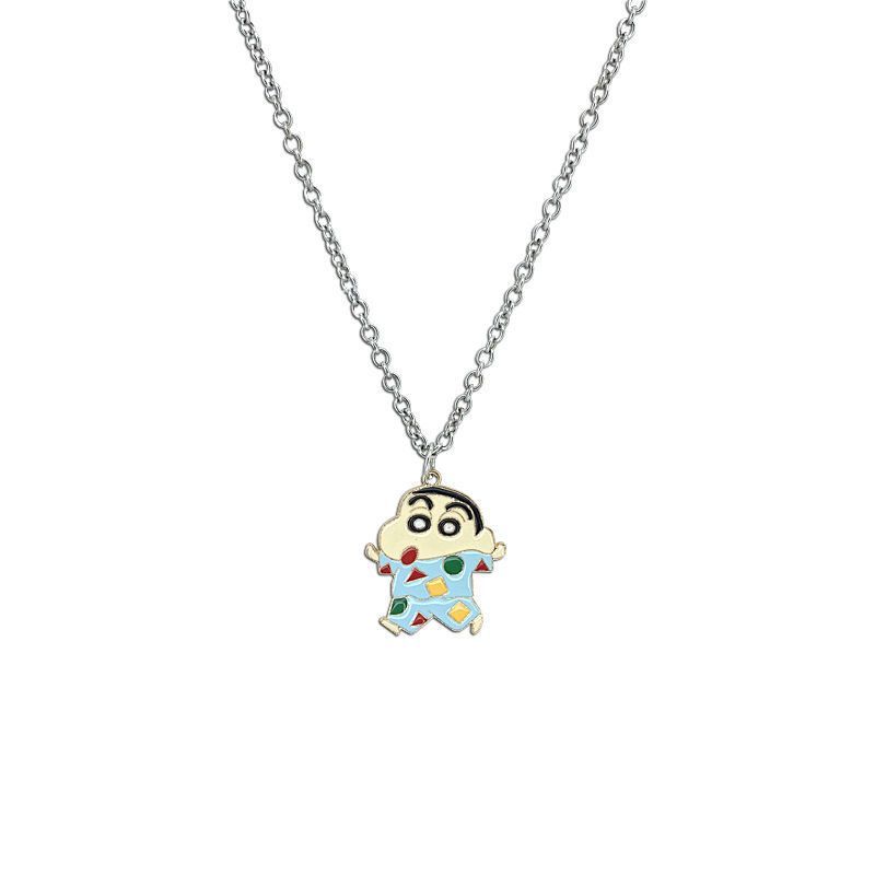 Crayon Shin-chan cartoon neckl - Men Accessories Gift Set recension och pris