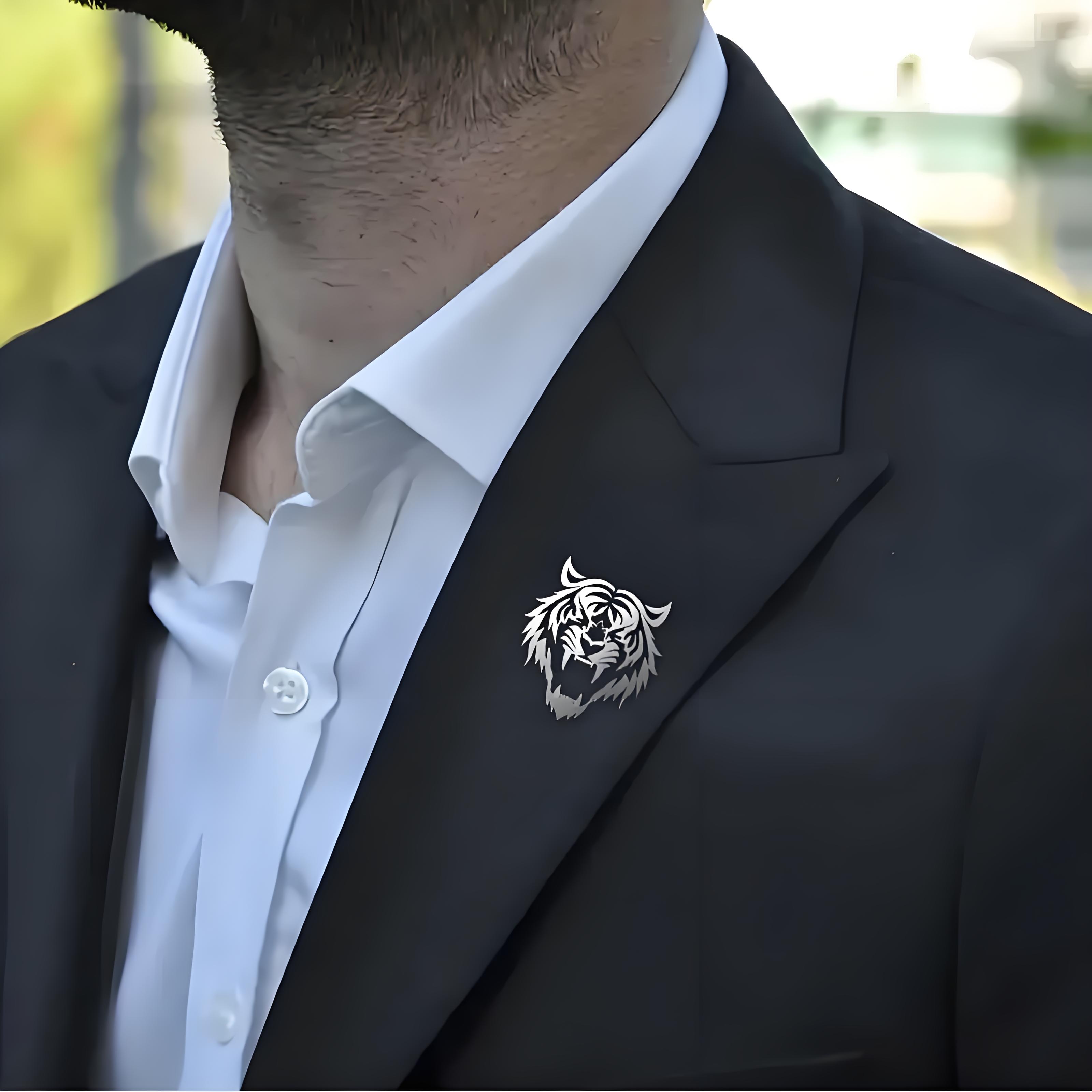 Men's Stainless Steel Tiger He - Men Accessories Gift Set recension och pris