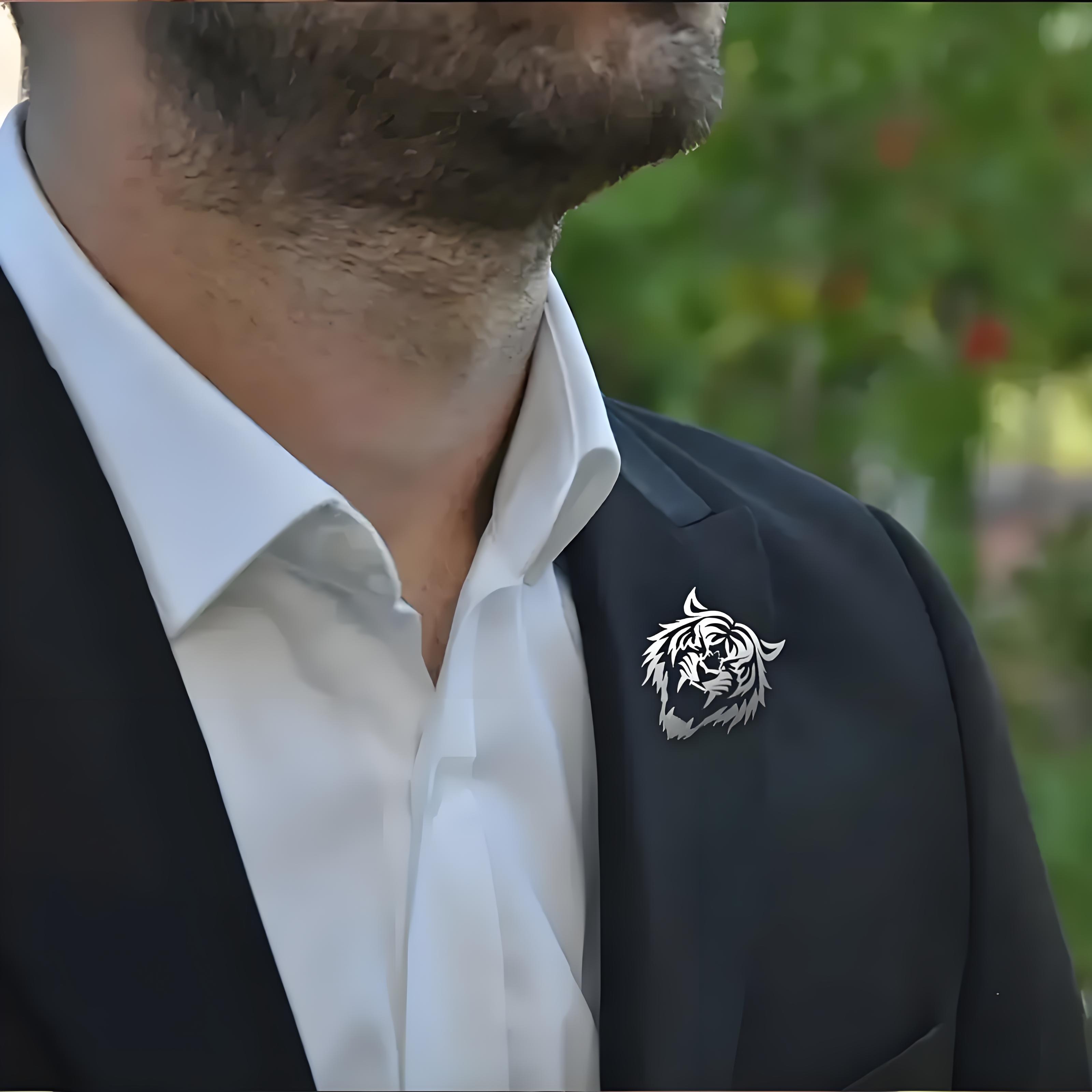 Men's Stainless Steel Tiger He - Men Accessories Gift Set recension och pris