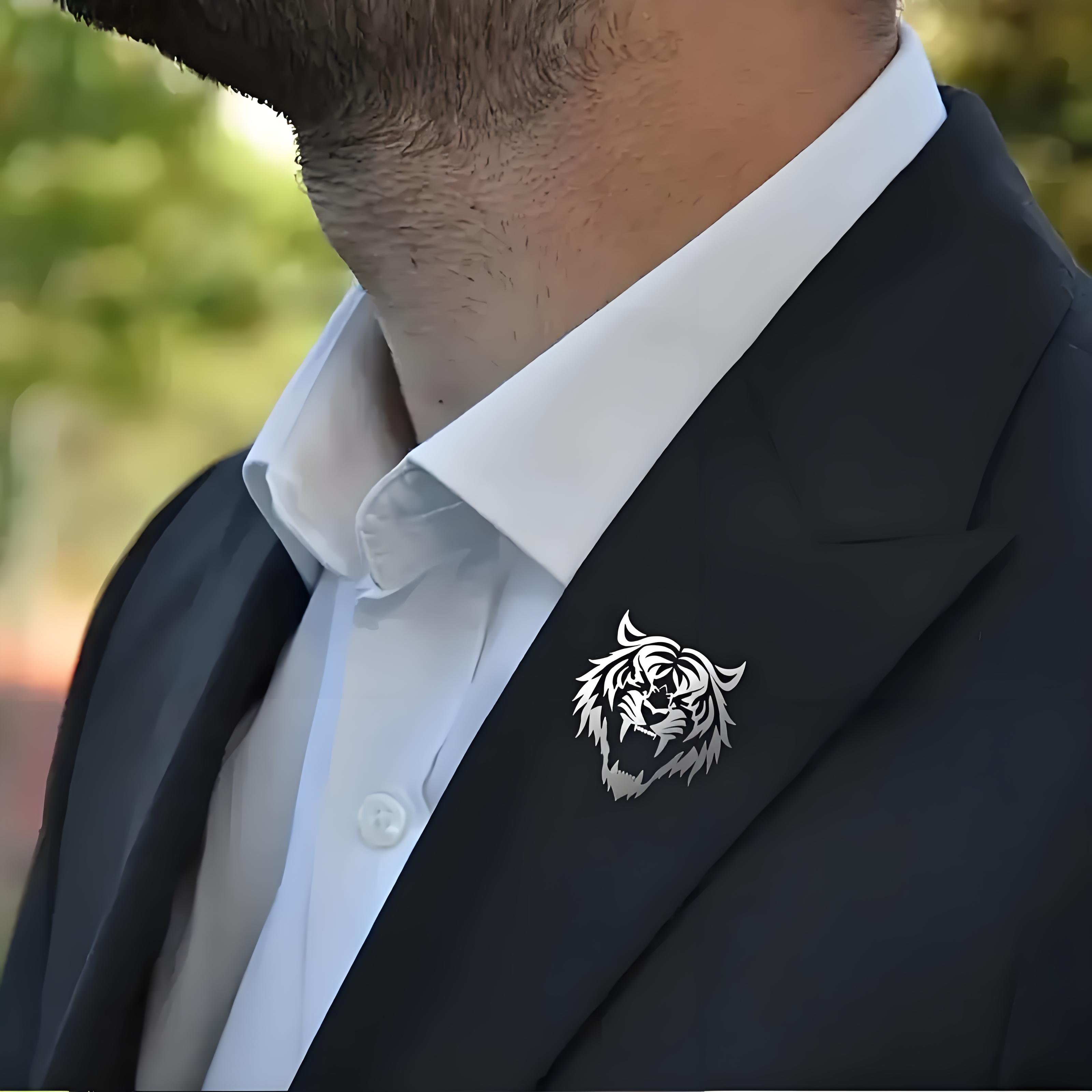 Men's Stainless Steel Tiger He - Men Accessories Gift Set recension och pris