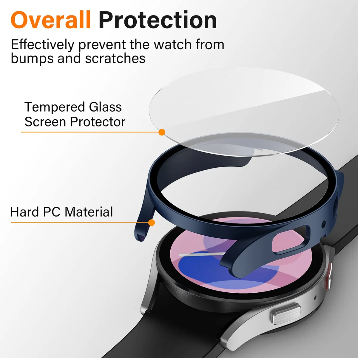 Silicone strap+case for Samsun - Men Accessories Website recension och pris