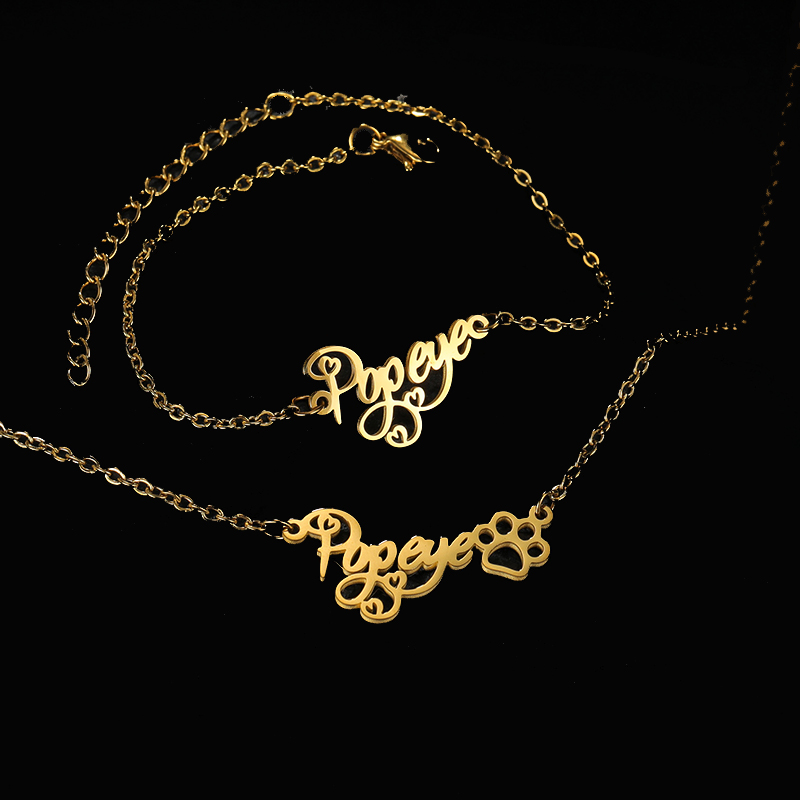 Goxijite Customize Name Neckla - Men Accessories Gift Set recension och pris