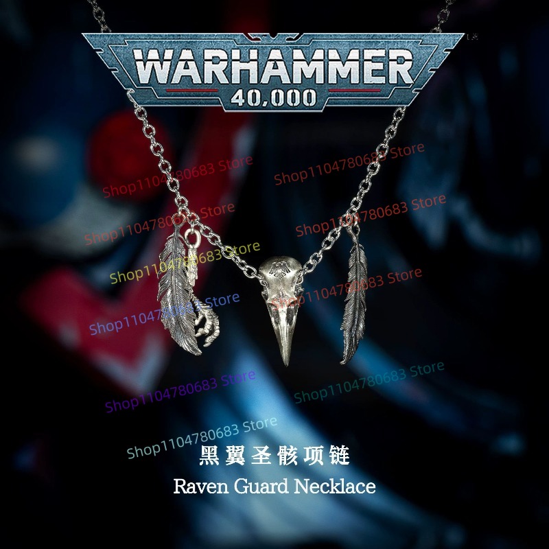 40K Raven Guard Necklace, Retr - Men Accessories Gift Set recension och pris