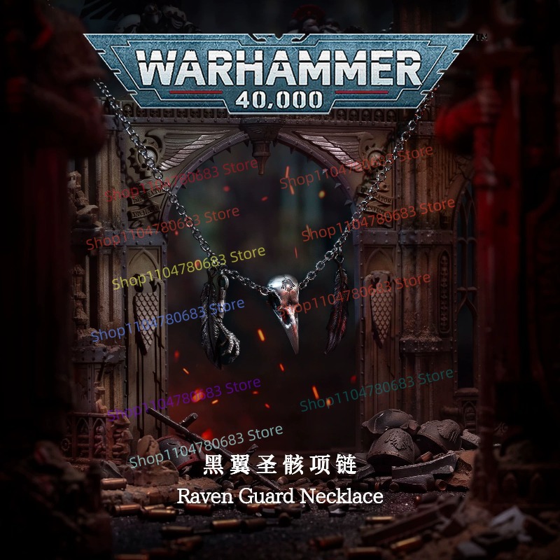 40K Raven Guard Necklace, Retr - Men Accessories Gift Set recension och pris