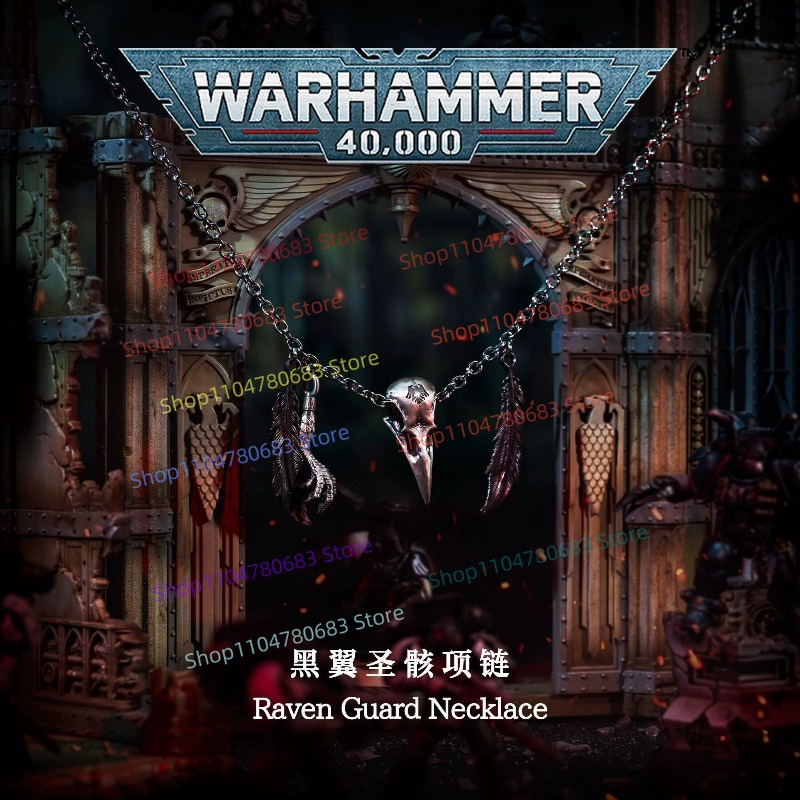 40K Raven Guard Necklace, Retr - Men Accessories Gift Set recension och pris