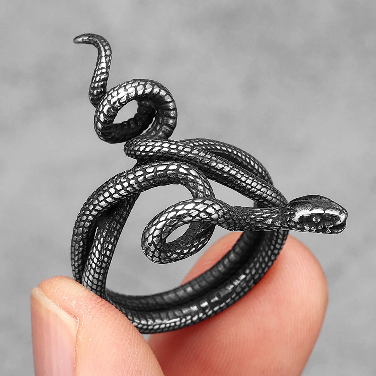 Poisonous Snake Ring 316L Stai - Men'S Accessories Best recension och pris