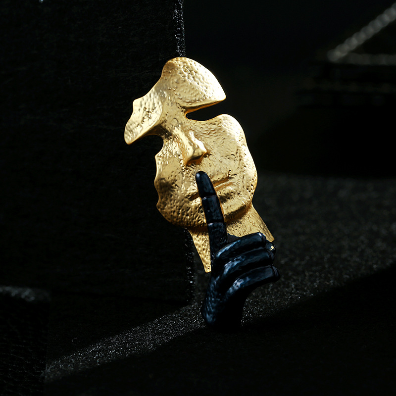 Fashion Mask Brooch Men and Wo - Men Accessories For Birthday Gift recension och pris