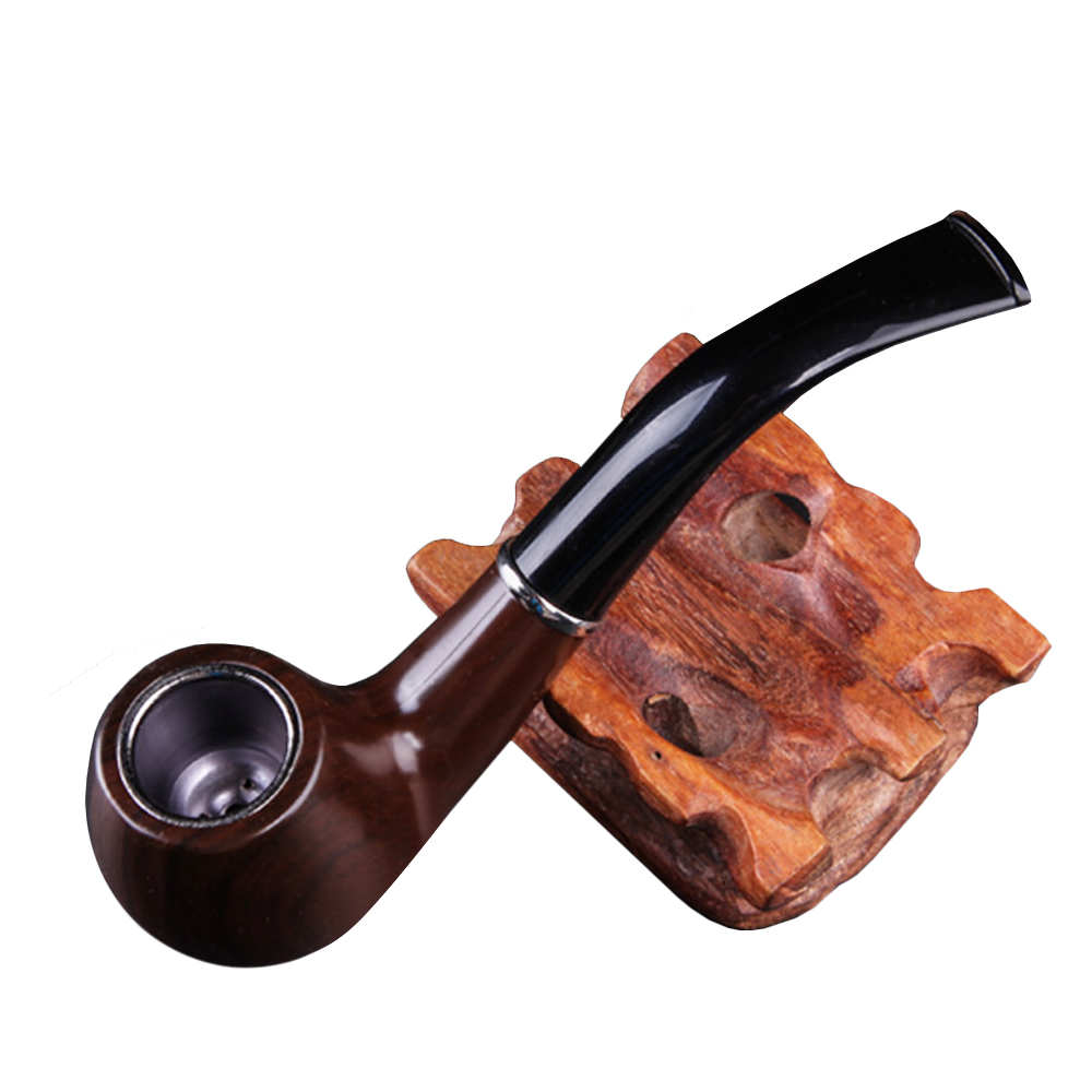 Retro Resin Ebony Smoking Pipe - Men Accessories Gadgets recension och pris