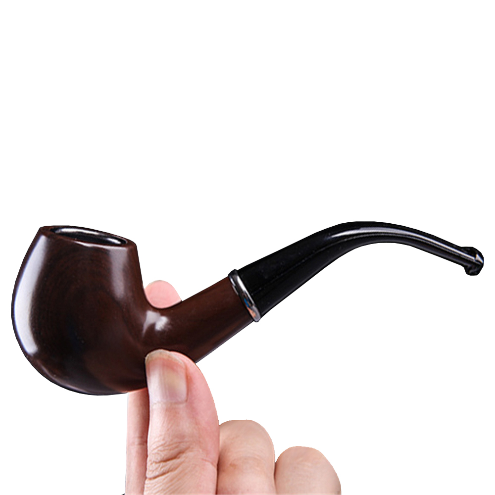 Retro Resin Ebony Smoking Pipe - Men Accessories Gadgets recension och pris