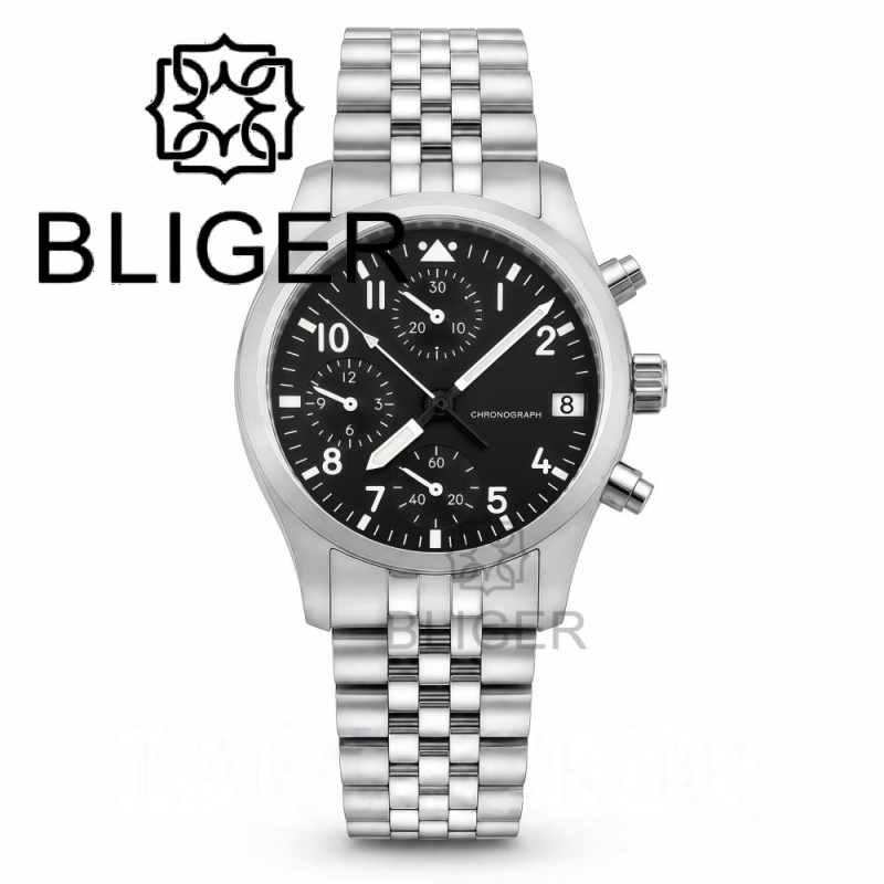 BLIGER Full Black Brushed 38mm - Men Accessories Bracelet recension och pris