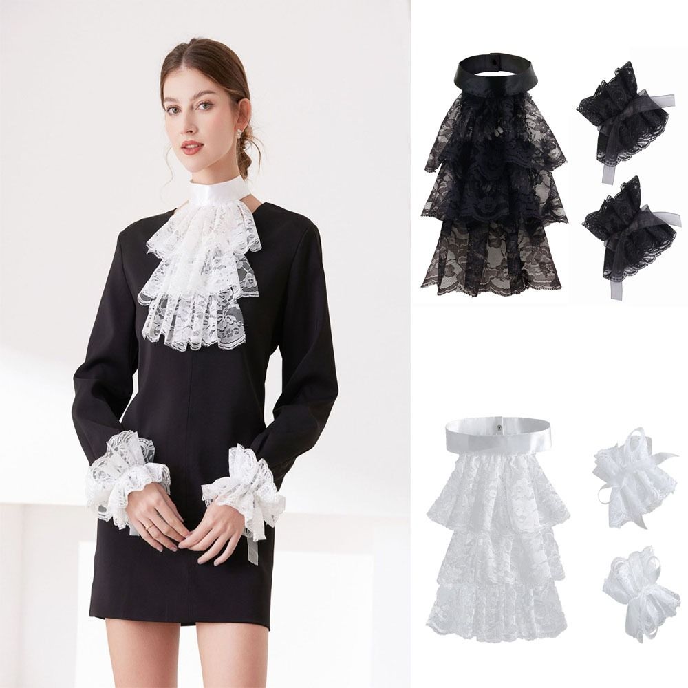 Vintage Victorian Lace Jabot C - Men'S Victorian Accessories recension och pris