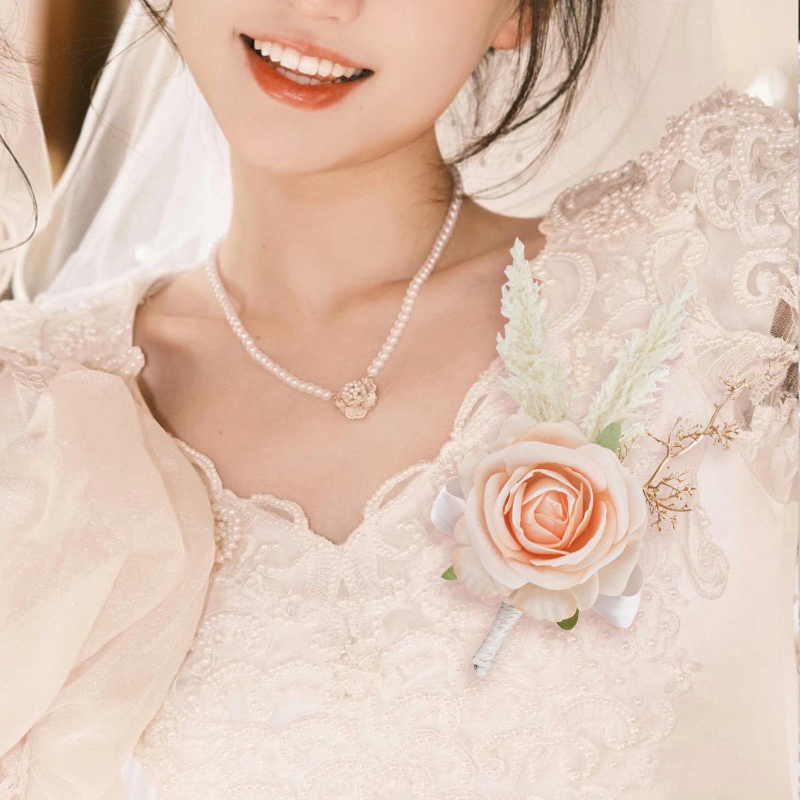 Elegant Rose Boutonniere Handm - Men'S Accessories Best recension och pris