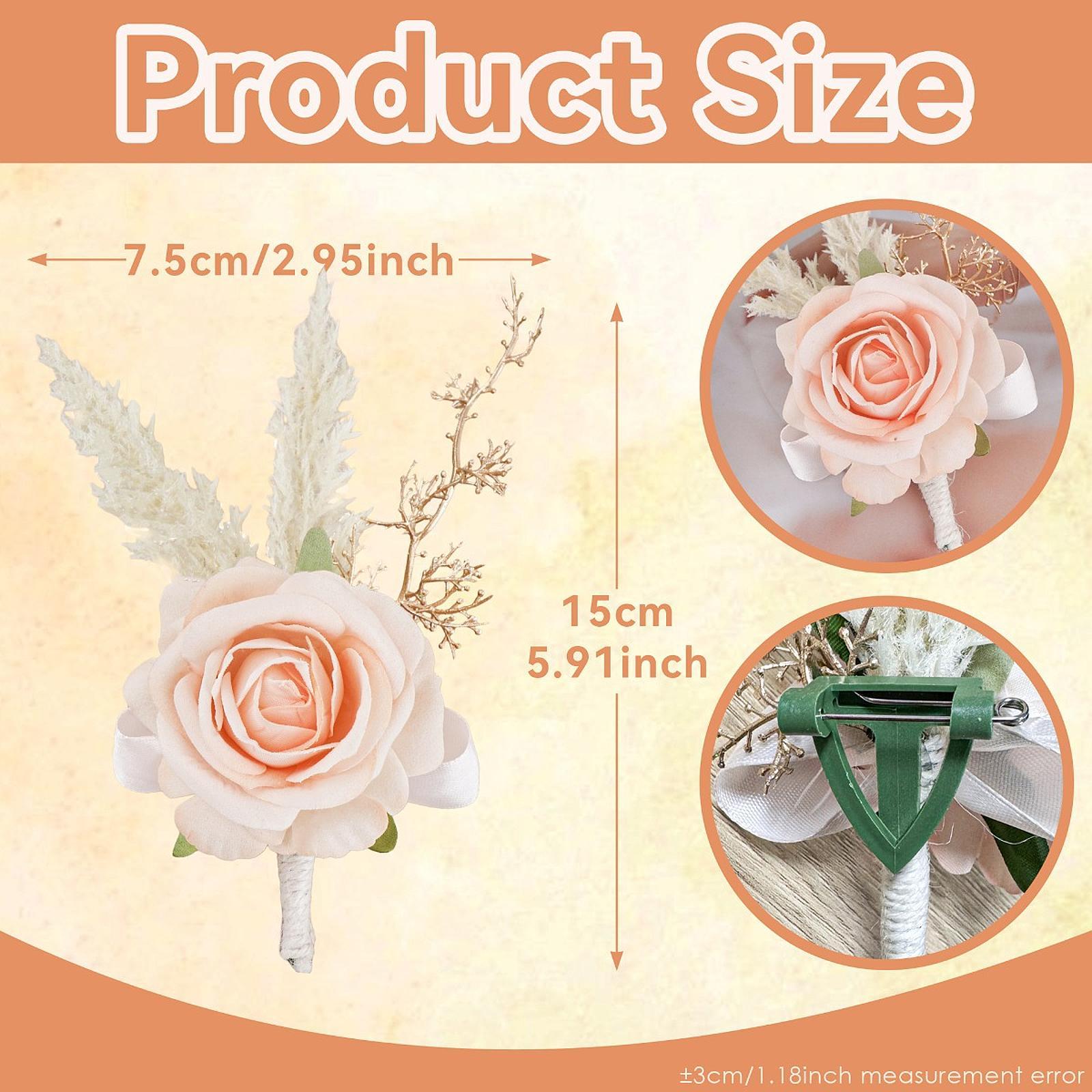 Elegant Rose Boutonniere Handm - Men'S Accessories Best recension och pris