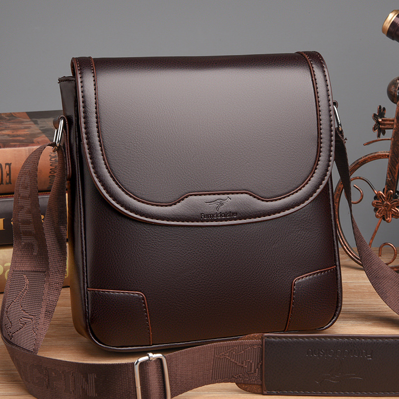 Luxury Brand Men Leather Shoul - Men Accessories Pack recension och pris
