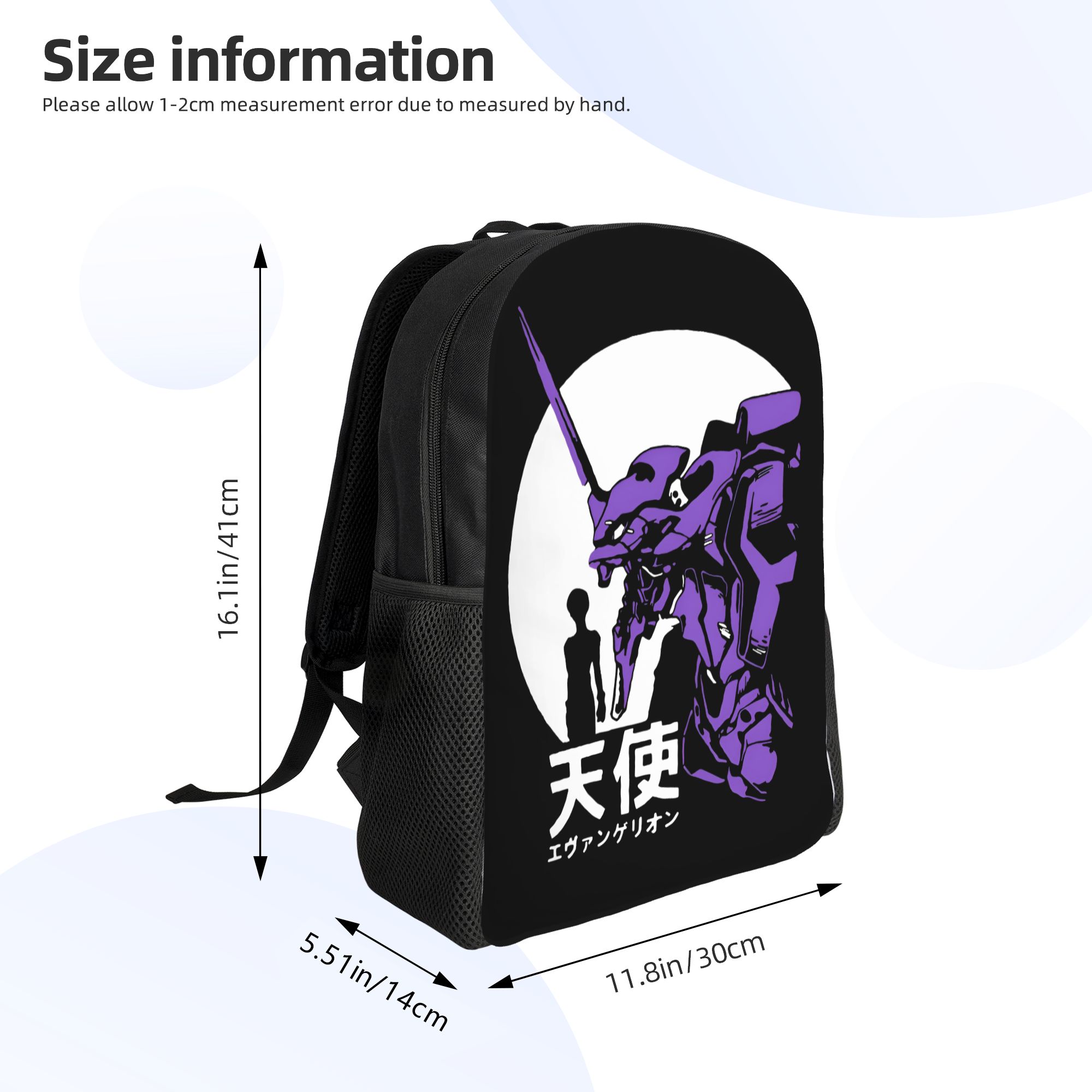 3D Print E-Evangelions Backpac - Men'S Accessories Travel Bag recension och pris