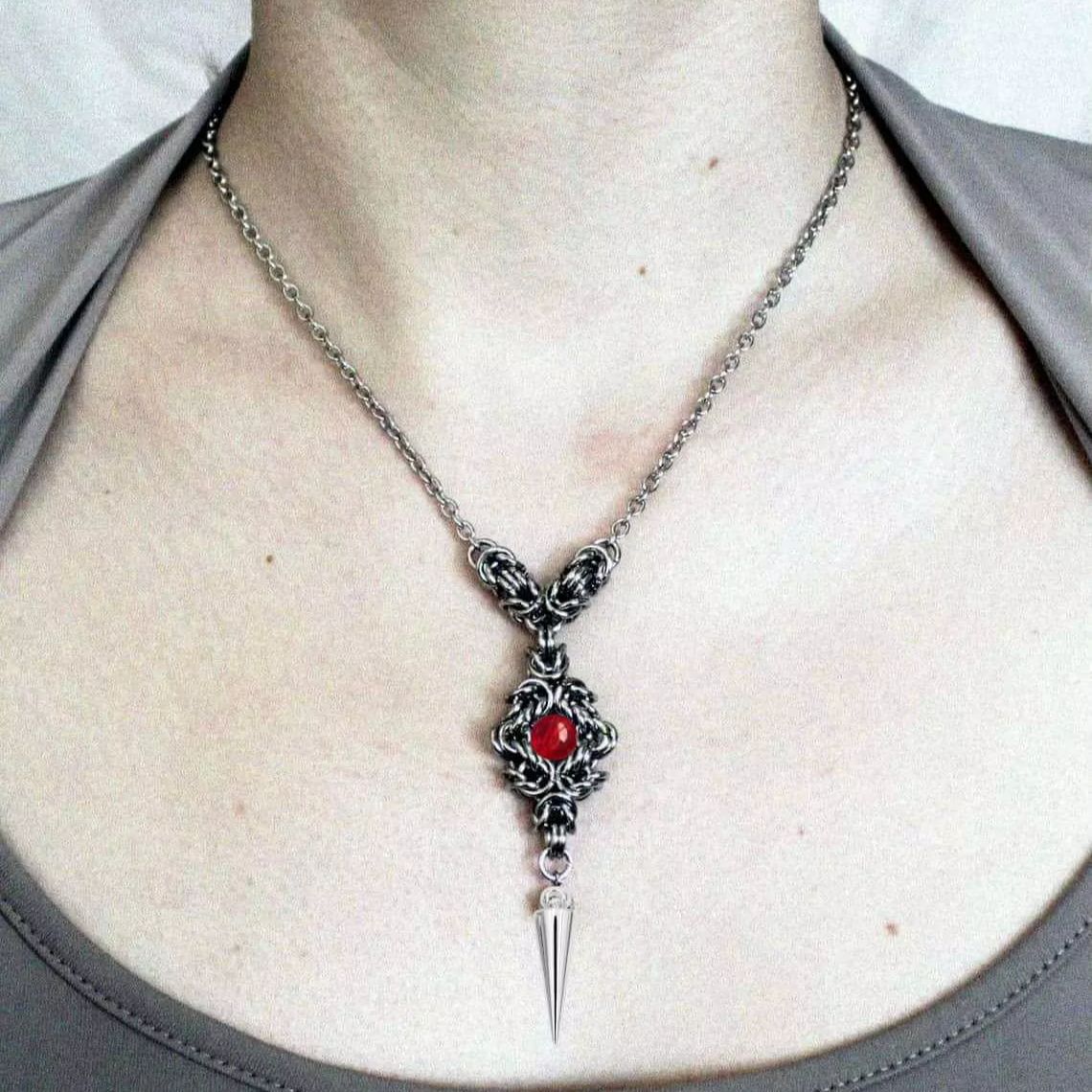 Punk rivet necklace,clasp,Goth - Men'S Victorian Accessories recension och pris