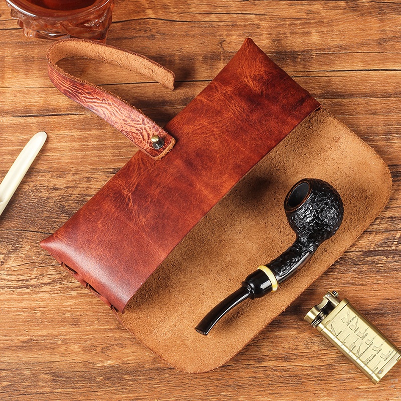Vintage Cow Leather Pipe Bag H - Men'S Accessories Travel Bag recension och pris