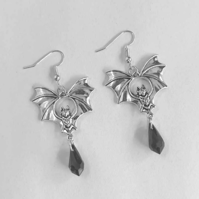 1Pair Gothic Vampire Bat Earri - Men'S Vampire Accessories recension och pris