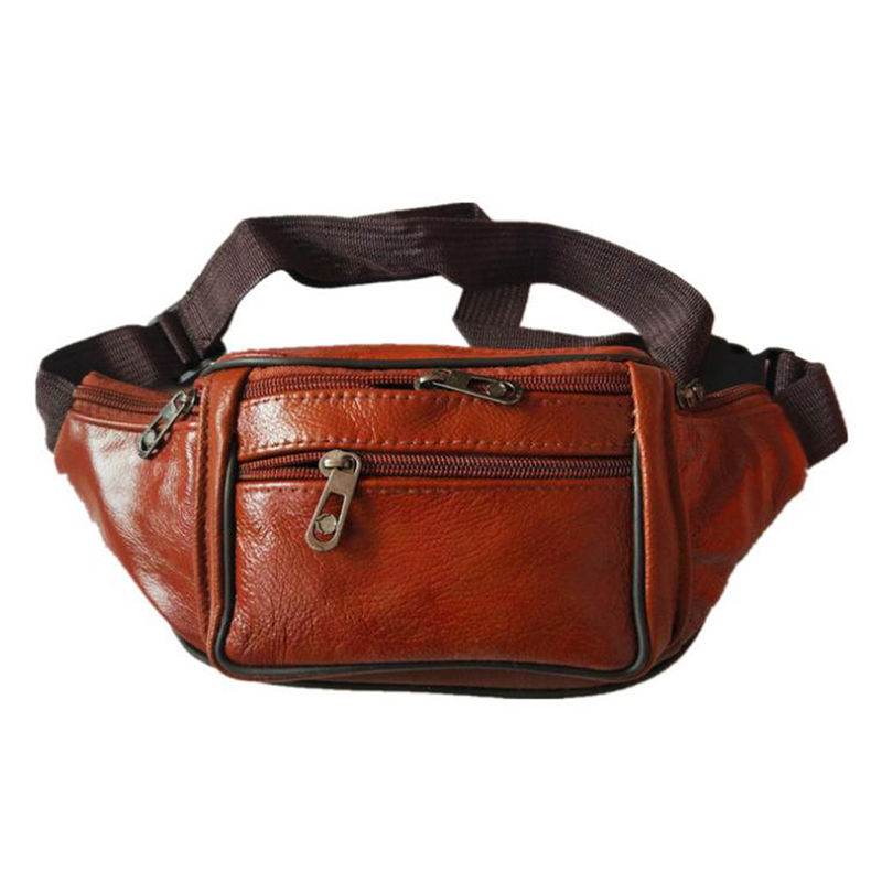 Leather Men Waist Chest Bag Th - Men Accessories Pack recension och pris